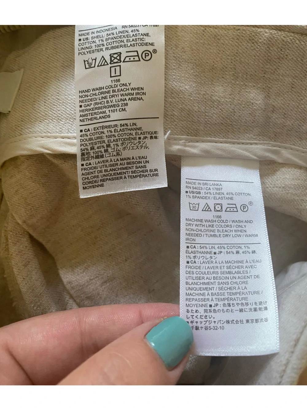 Banana Republic Cream Linen Blend Cropped Bustier Top Palazzo Pants Outfit 4